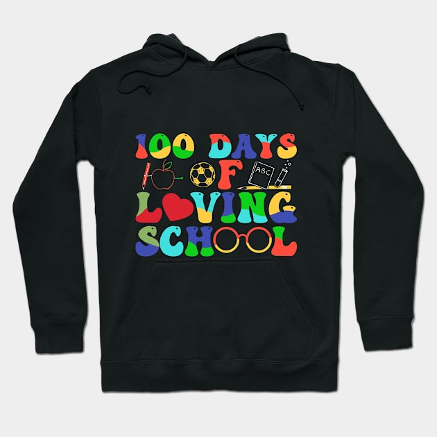 100 days Of loving school Hoodie by HassibDesign